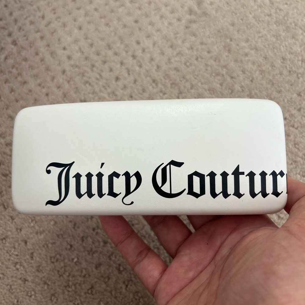Juicy Couture White Eyewear Case
